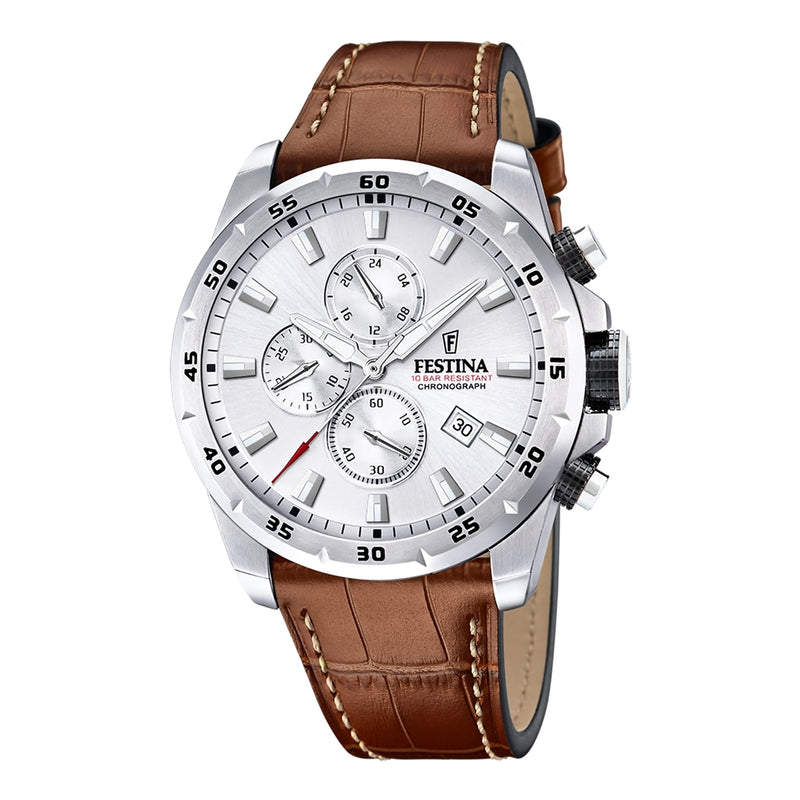 Festina Timeless Chronograph Heren Horloge F20692/1-zoom-