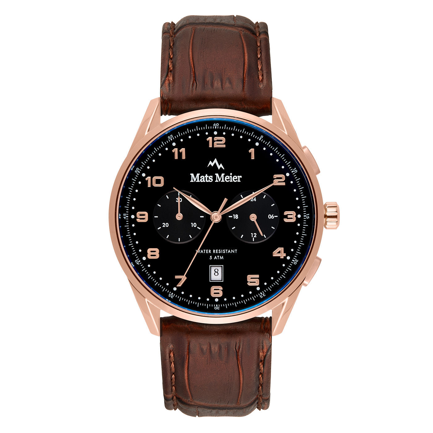 Mats Meier Mont Vélan Chrono Black/Brown Watch MM10001