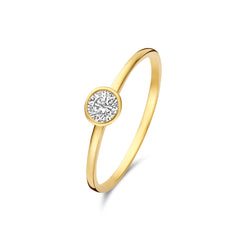 Isabel Bernard Baguette Genevieve 14 Karaat Gouden Ring IB330092-50
