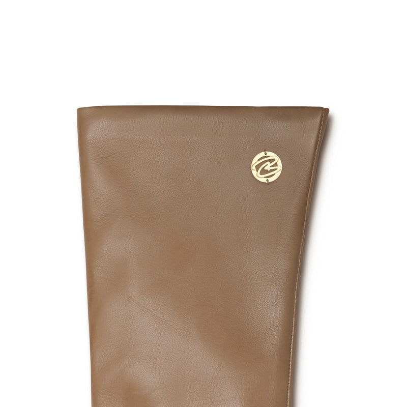 Isabel Bernard Honoré Eleanor Taupe goatskin Leren gloves IB67000-378-6.5-zoom-