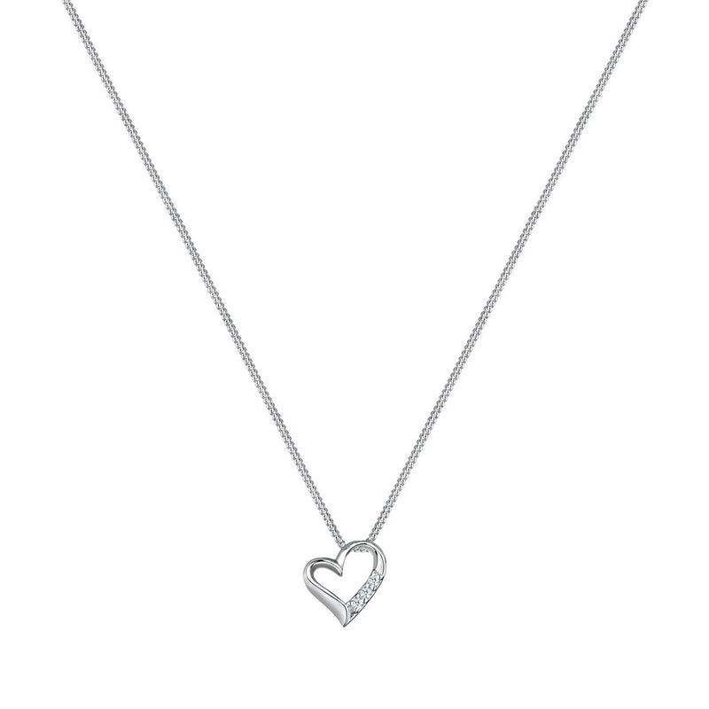 Elli 925 Sterling Silver Necklace with Diamond (0.045 ct) 2004-BF-0007552-001-zoom-