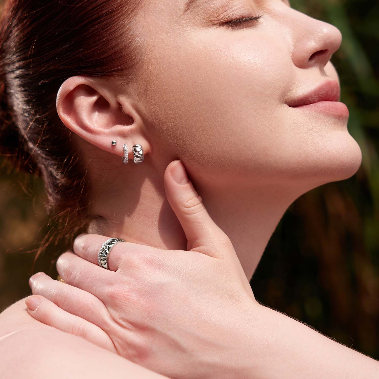 Ania Haie Heart Hunter 925 Sterling Silver Earrings 2002-AH-E057-05H