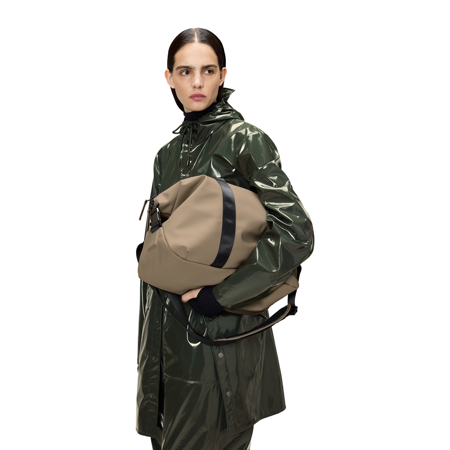 Rains Valera Beige Weekend Bag Small R12880-133
