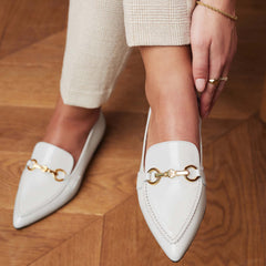 Isabel Bernard Vendôme Margaux Witte Lakleren Loafers IB51010-00-41
