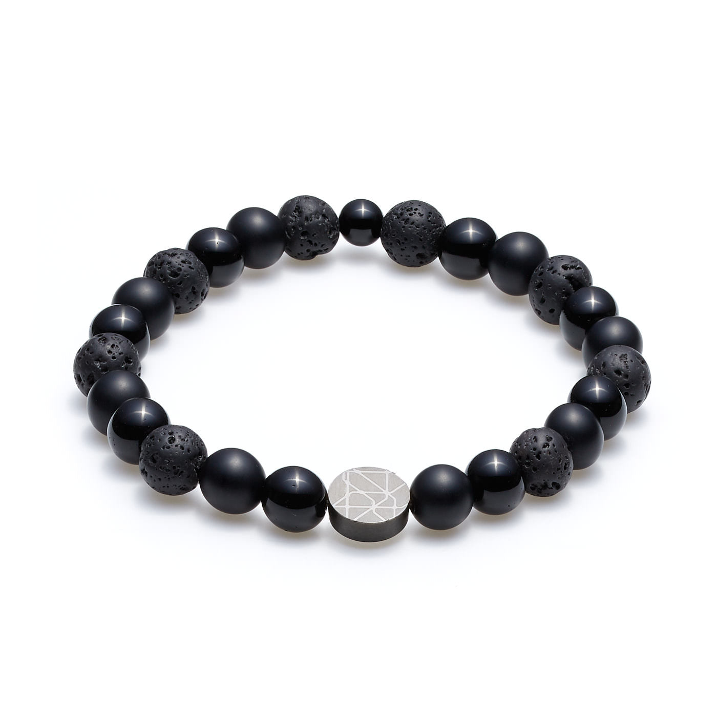 Sem Lewis 8mm Piccadilly South Kensington Armband SL220025 (Lengte: 16.50-17.50 cm)