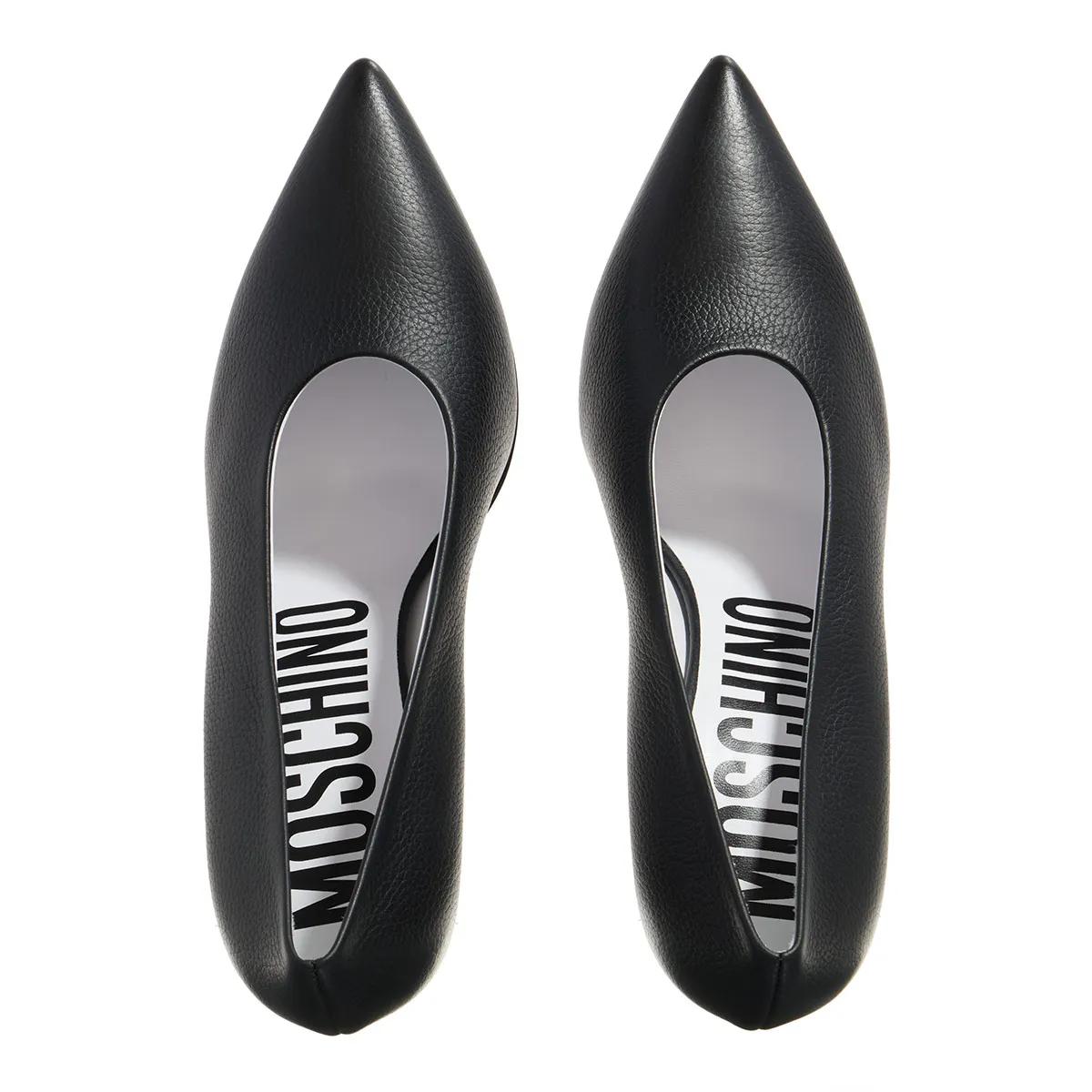 Moschino Zwarte Leren Pumps 2001-A0477070_38