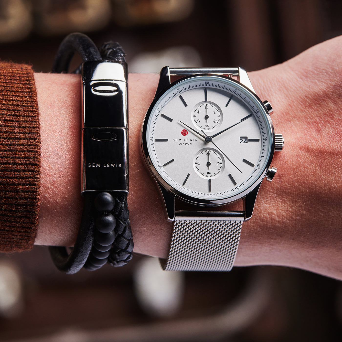 Sem Lewis Bakerloo Kenton Armband SL320012 (Lengte: 21.5 cm)