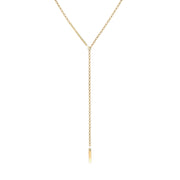 Elli 925 Sterling Silver Y Chain Necklace 2004-BF-0007738-001