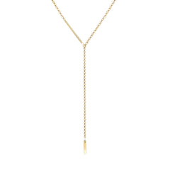 Elli 925 Sterling Silver Y Chain Necklace 2004-BF-0007738-001