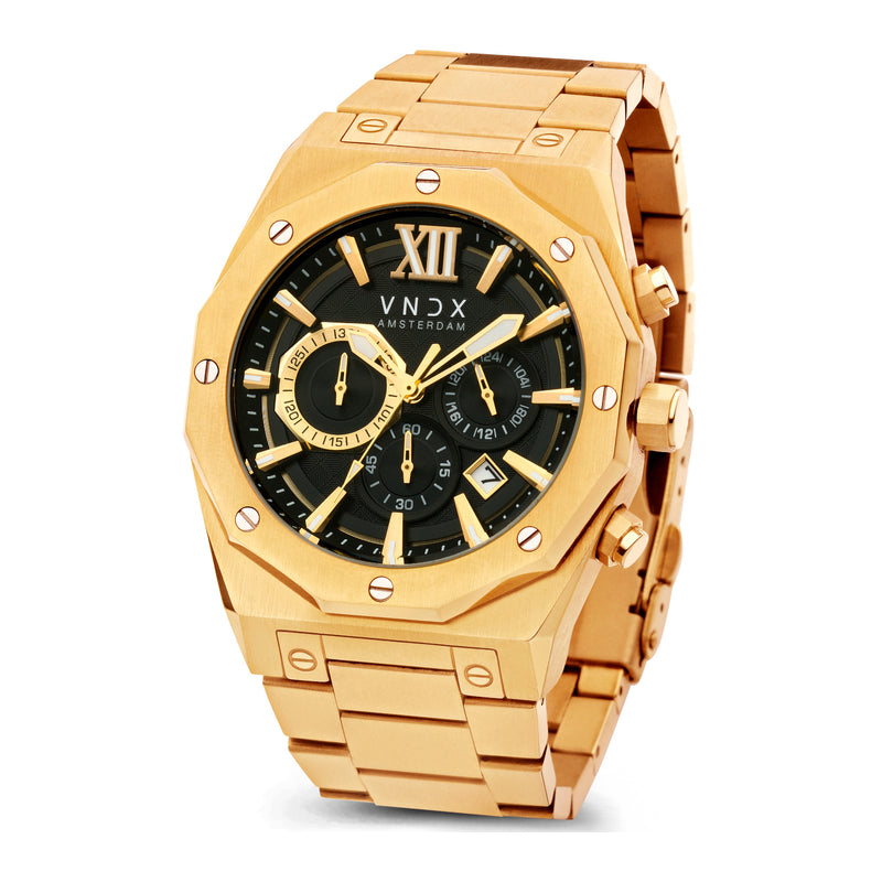 VNDX Wise Man Steel Chronograaf Heren Horloge MD11885-01-zoom-