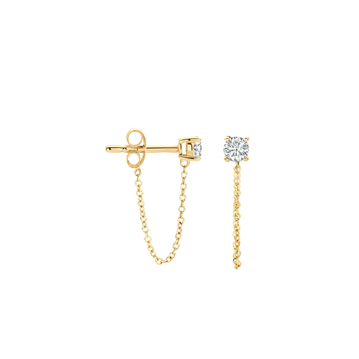 Blush 14 karat gold Ear Stud 7345YZI