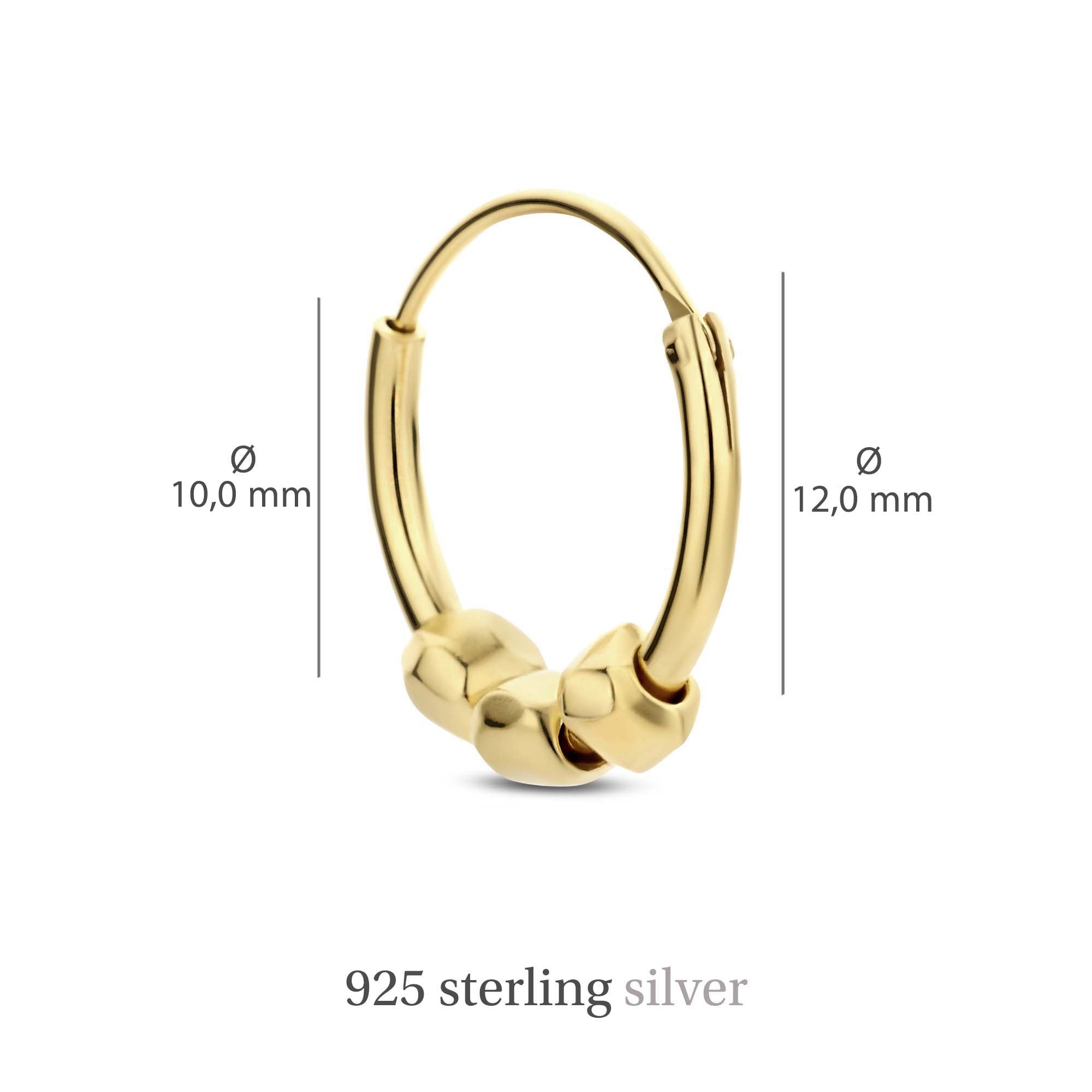 Violet Hamden Sisterhood Feminine 925 sterling Silver Gold-coloured Hoop Earrings VH360023