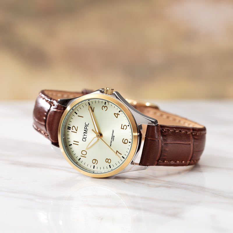 Olympic Robin Zilverkleurig Dames Horloge 2002-OL72DSL048B-zoom-