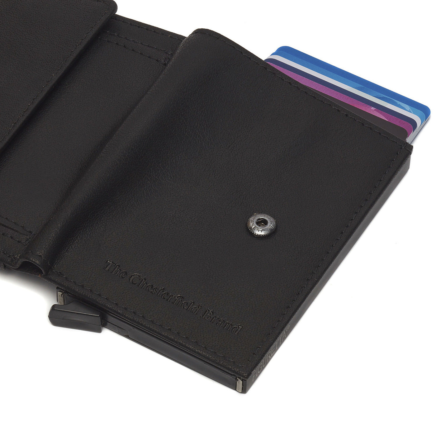 The Chesterfield Brand Black Card Holder C08.045700