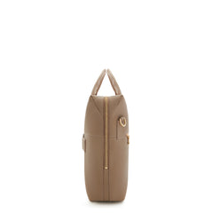 Isabel Bernard Honoré Anique Taupe Calfskin Handbag IB25070