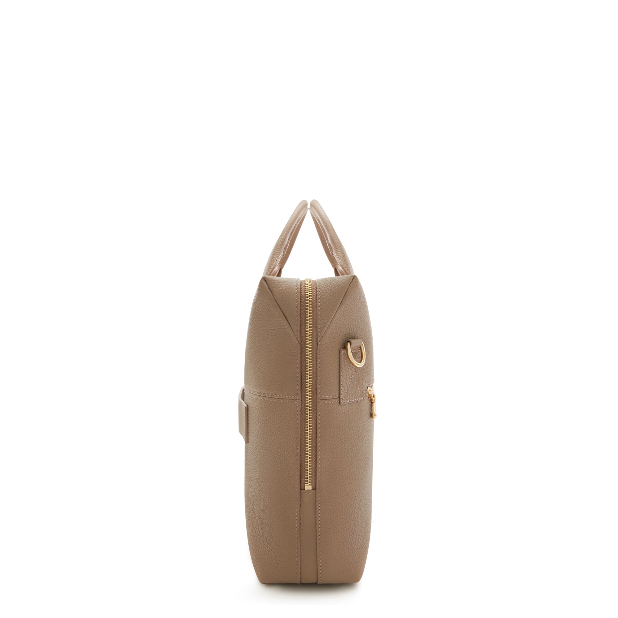 Isabel Bernard Honoré Anique Taupe Calfskin Handbag IB25070