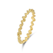 Violet Hamden Sisterhood Lunar 925 Sterling Zilveren Gold Plated Ring gedraaid VH13030G-50