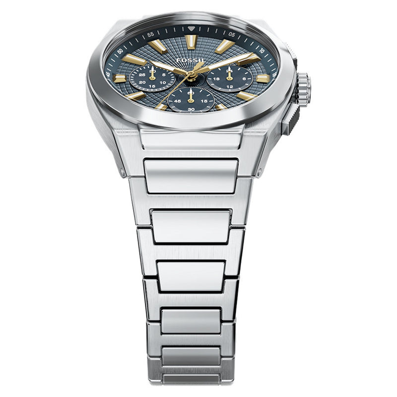 Fossil Everett Round Blue Dial Watch FS6154-zoom-