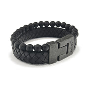Josh Vintage Black Bracelet 24966-BRA-VB/BLACK/L
