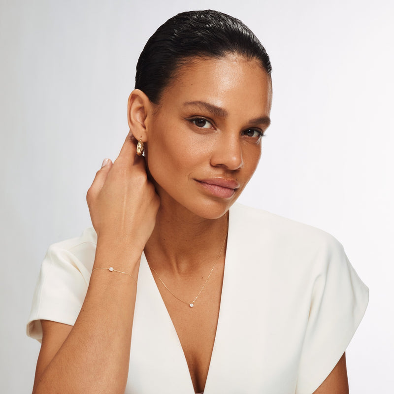 Isabel Bernard Cadeau D'Isabel 14 Karaat Gouden Collier en Armband Giftset IB90029-zoom-