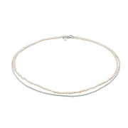 Kuzzoí 925 Sterling Silver Pearl Necklace 2004-BF-0007538-001