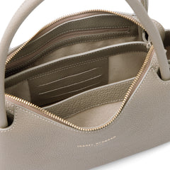 Isabel Bernard Honoré Eve Taupe Calfskin Leather handbag IB21133-078