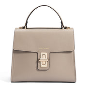 Femme Forte Simone Midi Taupe Handtas van Kalfsleer IB21127-078