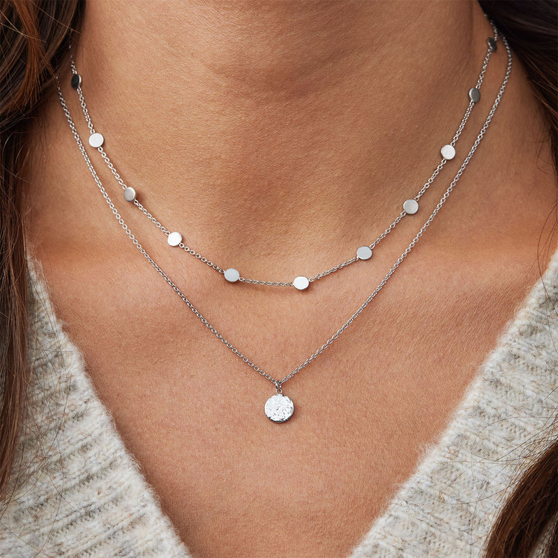 Violet Hamden Luna 925 Sterling Zilveren Choker met Manen VH15002-zoom-