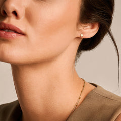 Blush 14 karat gold Ear Stud 7350YGO