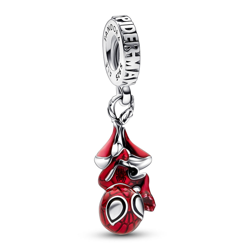 Pandora Marvel 925 Sterling Silver Marvel Spider-Man Hangende Bedel 792323C01-zoom-