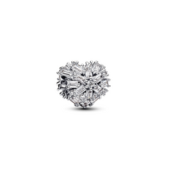Pandora Moments 925 Sterling Silver Sparkling Heart Charm 794240C01