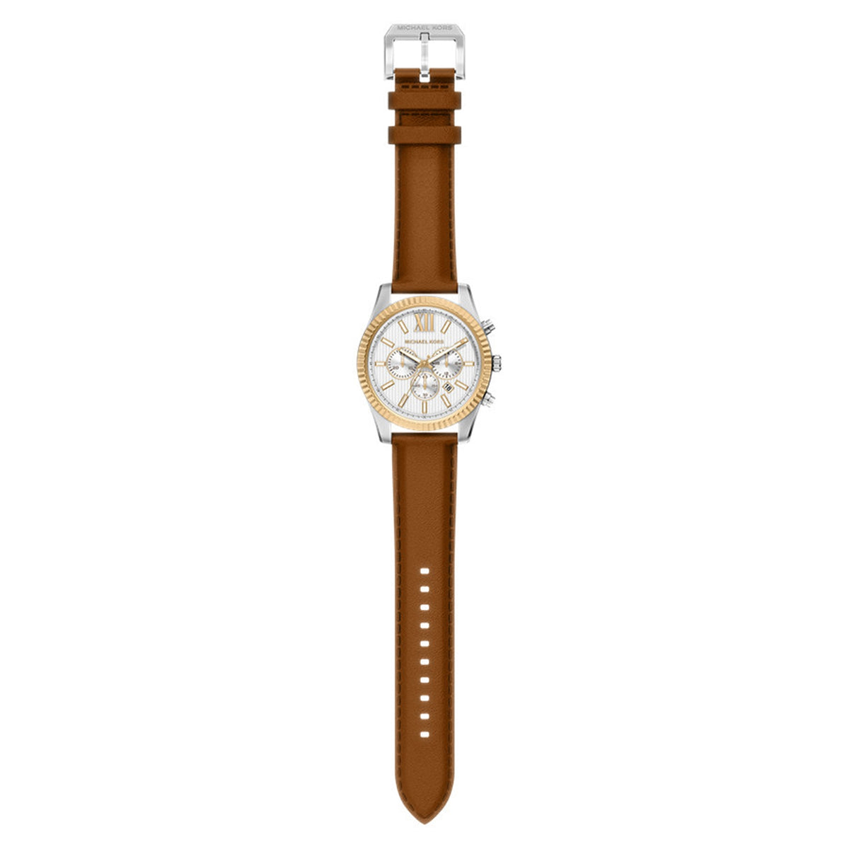 Michael Kors Lexington Round White Dial Watch MK9257