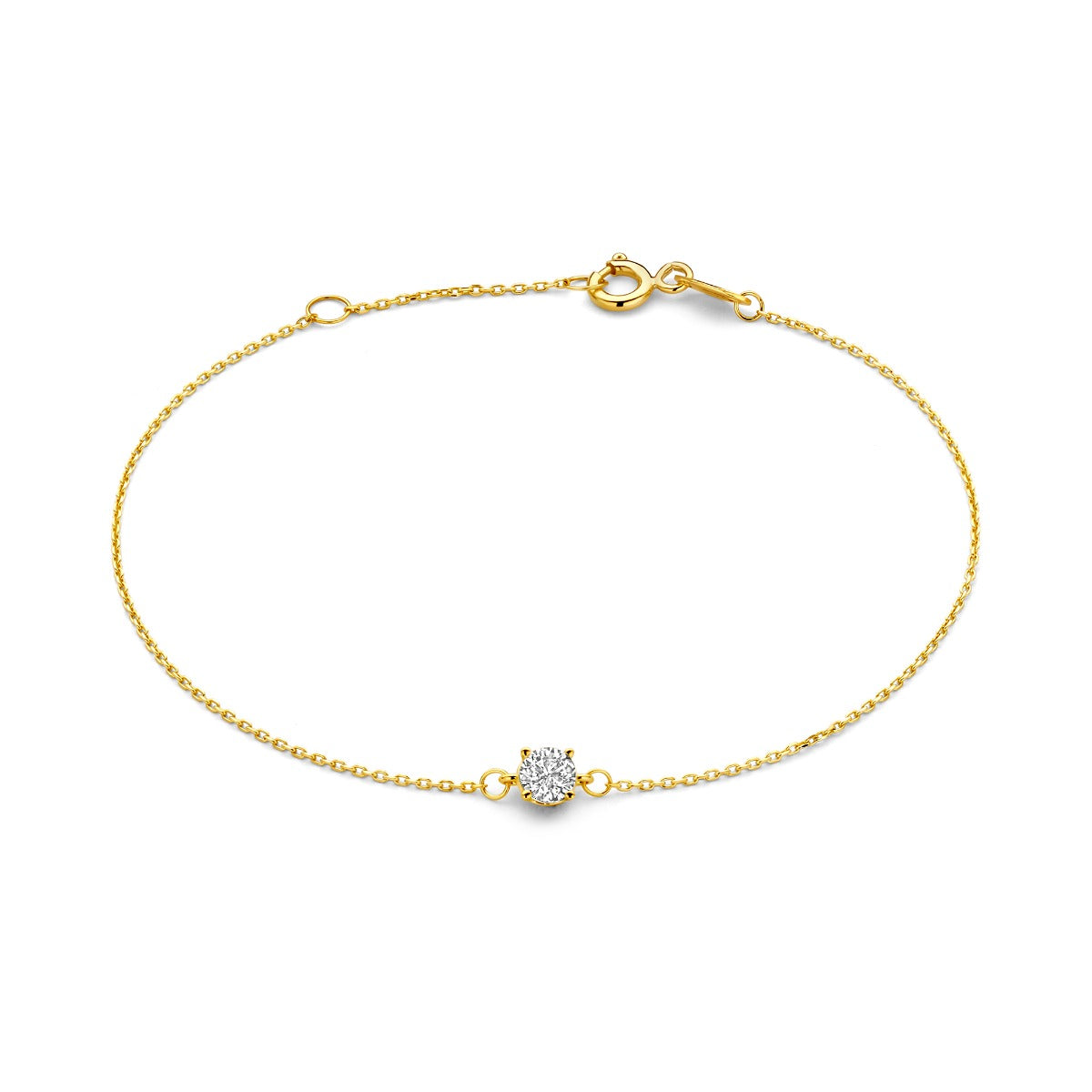 Beloro Jewels Monte Napoleone Stella 9 Karat Gold Bracelet BO320043
