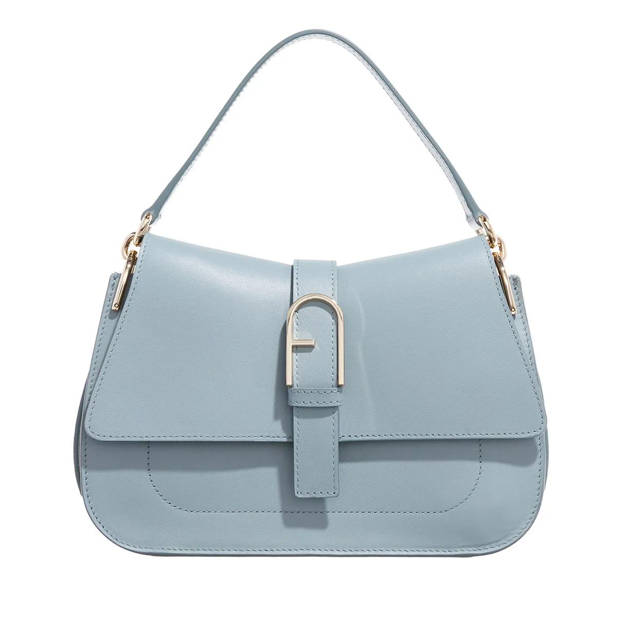 Furla Flow Grey Leather Shoulder bag 2001-A0630123