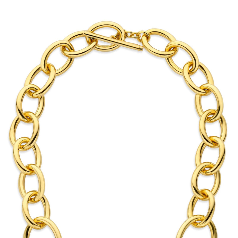 Parte Di Me Bibbiena Poppi Adriane 925 Sterling Zilveren Gold Plated Schakelketting PDM34100-zoom-