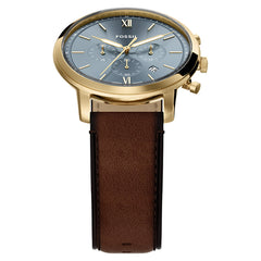 Fossil Neutra Round Blue Dial Watch FS6162