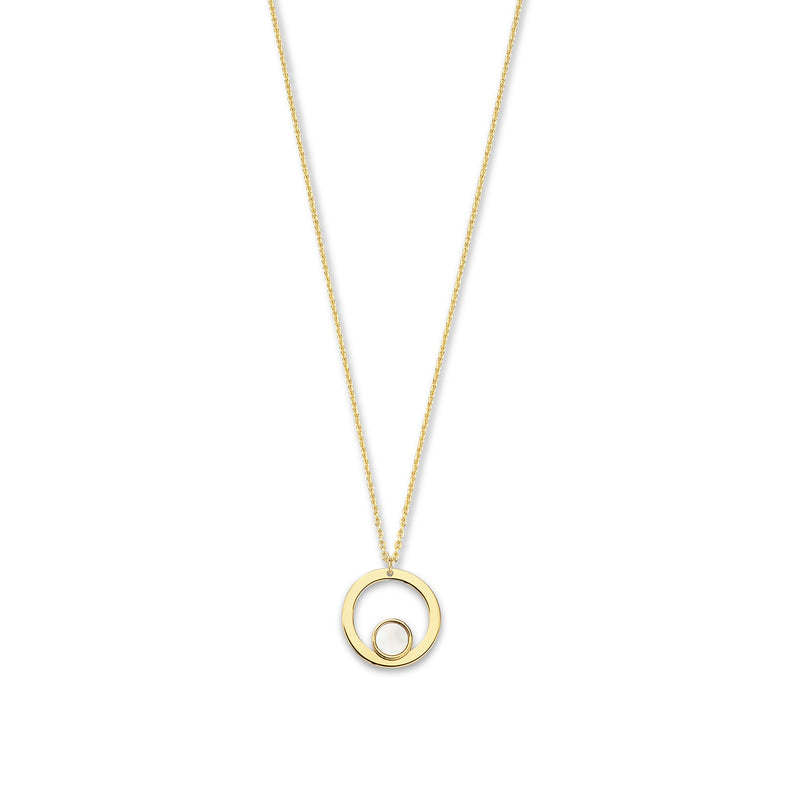 Isabel Bernard Belleville Nova 14 Karaat Gouden Collier IB340029 (Lengte: 40.00-45.00 cm)-zoom-