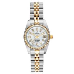 Jacques Du Manoir Inspiration White MOP Women's Watch NROP.08