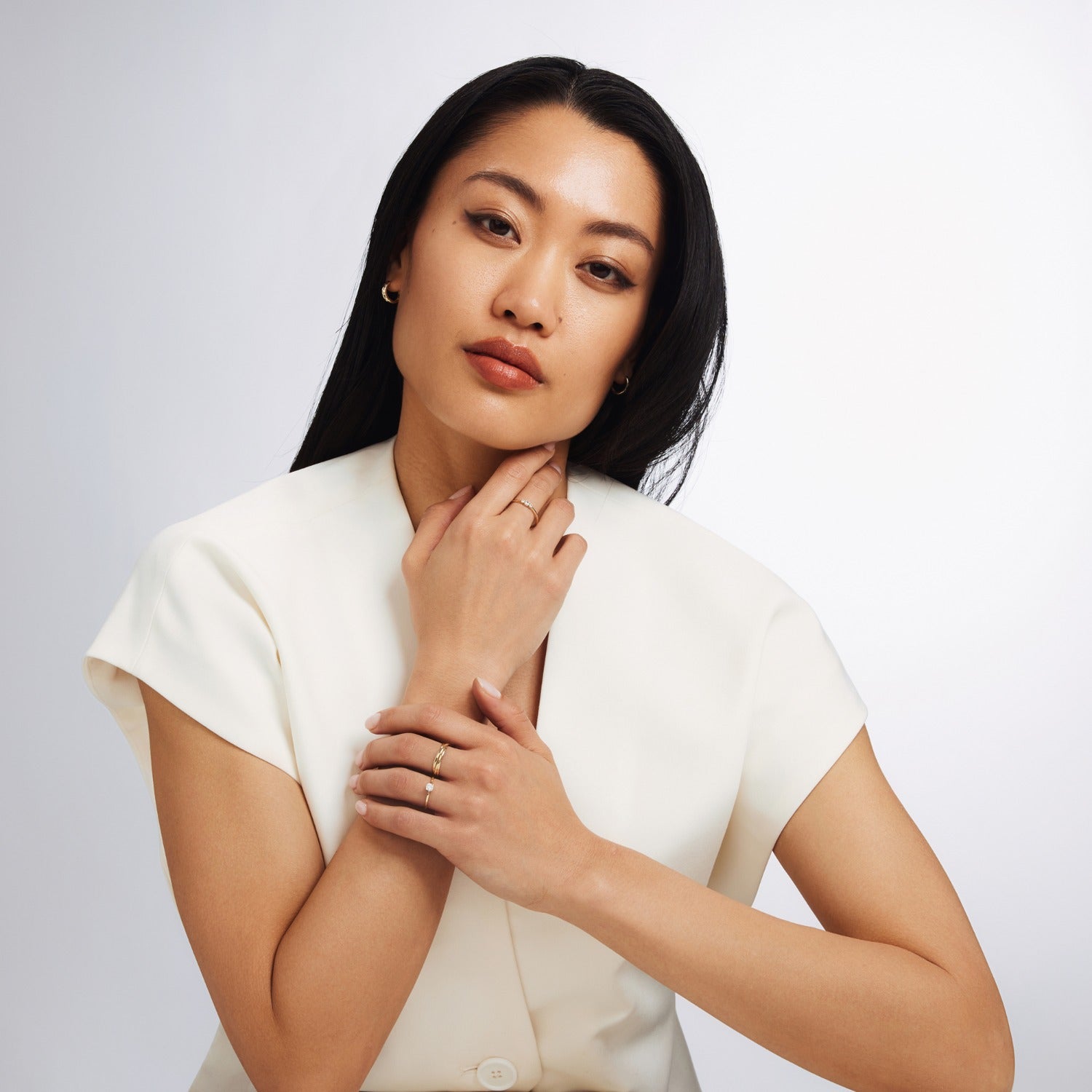 Isabel Bernard Rivoli Esmée 14 Carat Gold Ring IB330050-50