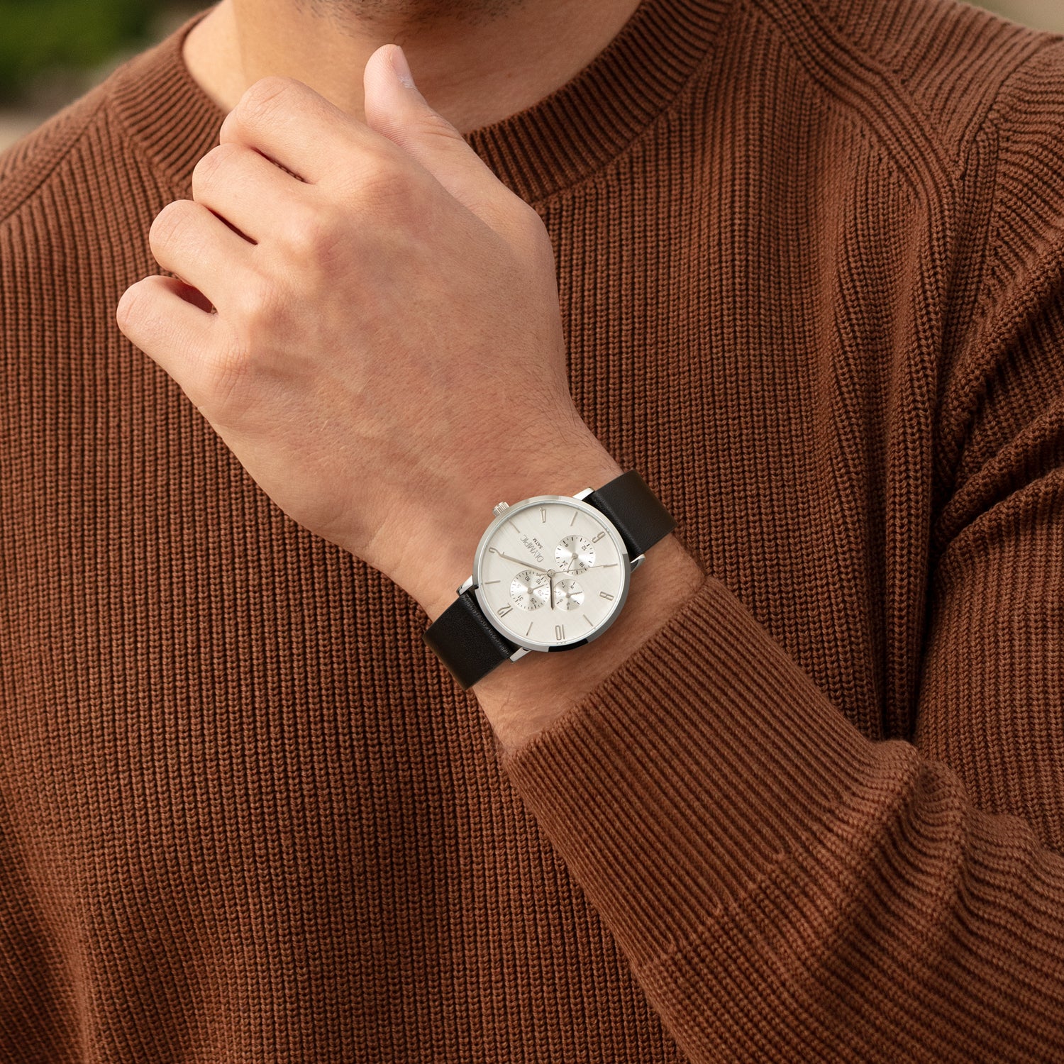 Olympic Tobias Zilverkleurig Heren Horloge 2002-OL89HSL057