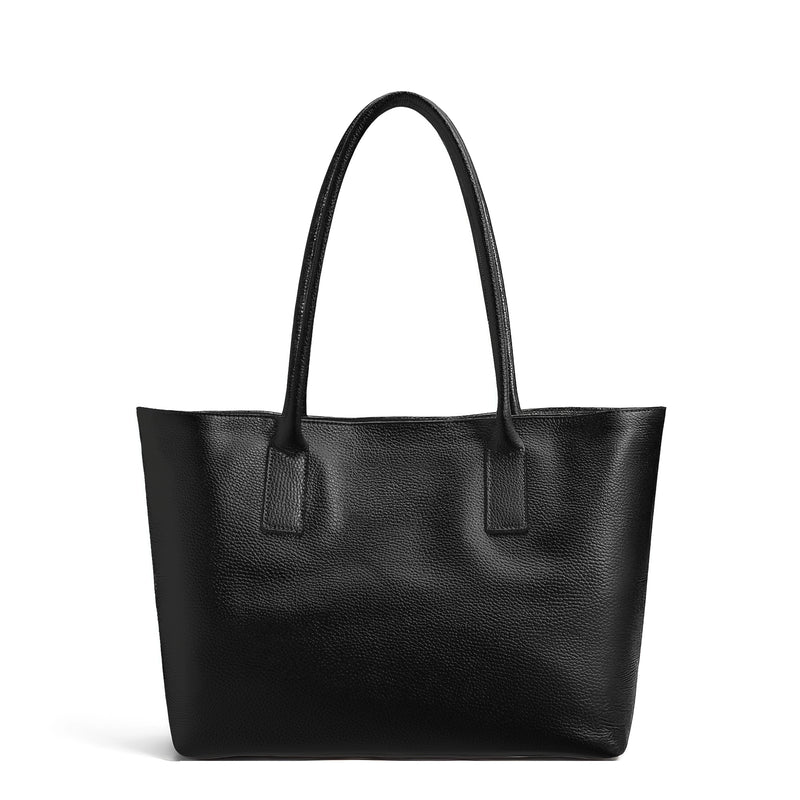 Isabel Bernard Honoré Elin Zwarte kalfslederen schoudertas IB25111-001-zoom-