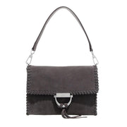 Abro Temi Stitch Grey Leather Shoulder bag 2001-A0629119