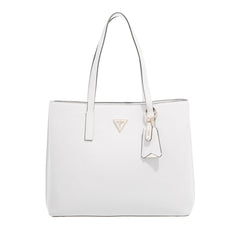 Guess Meridian Girlfriend White Artificial leather Tote bag 2001-A0543641
