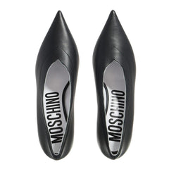 Moschino Zwarte Leren Pumps 2001-A0477072_37