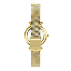 Fossil Carlie Round White Dial Watch ES5462