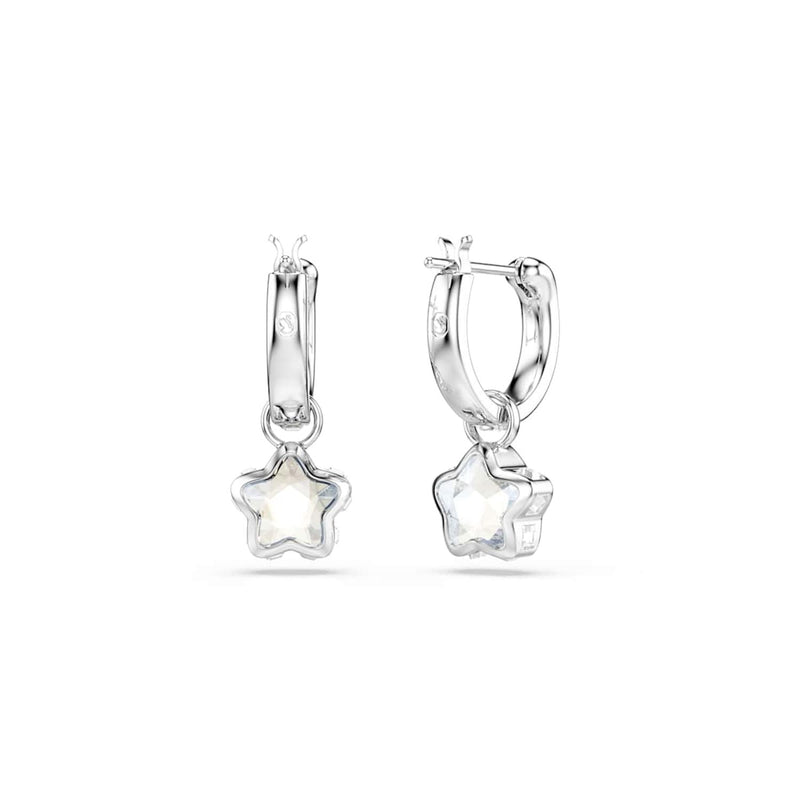 Swarovski Chroma Stars Zilverkleurige Oorbellen 5754172-zoom-