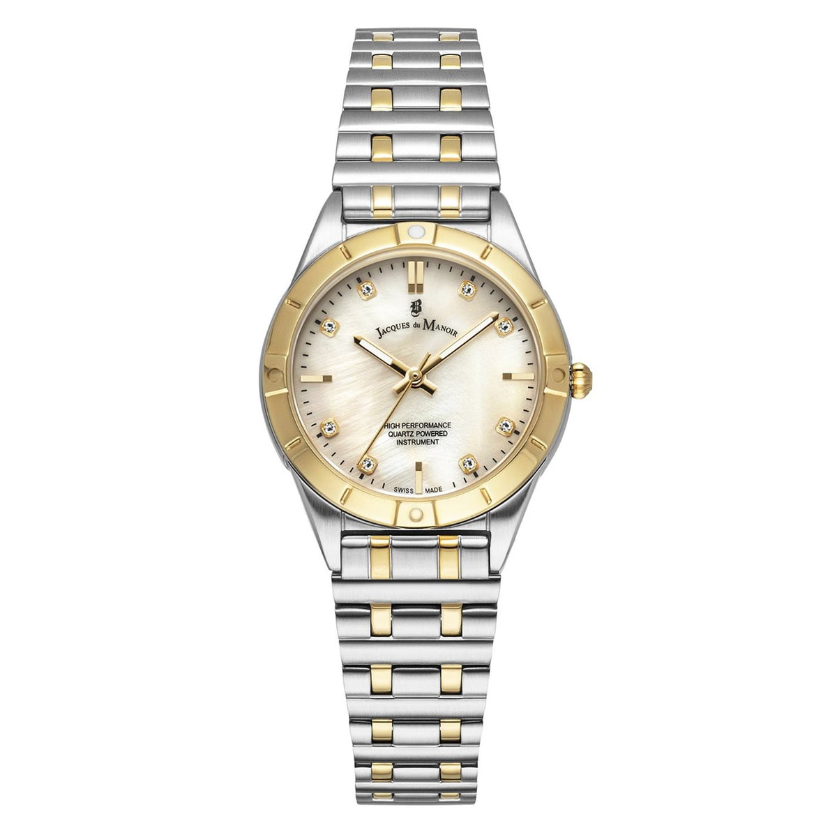 Jacques du Manoir Leonie Silver and Gold-Coloured Women's Watch JWL05903