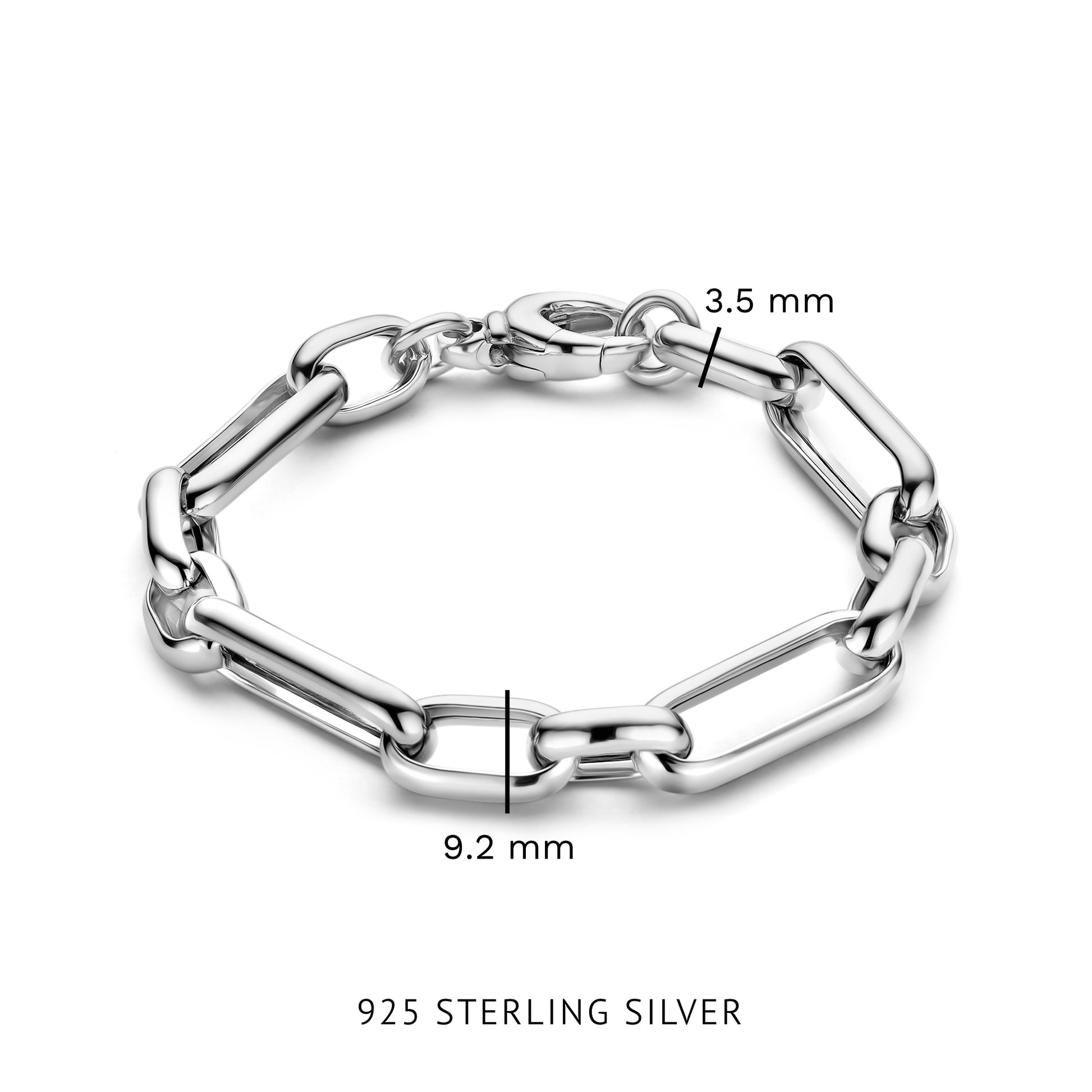 Parte Di Me Bibbiena Poppi Casentino 925 Sterling Silver Chain bracelet PDM32109