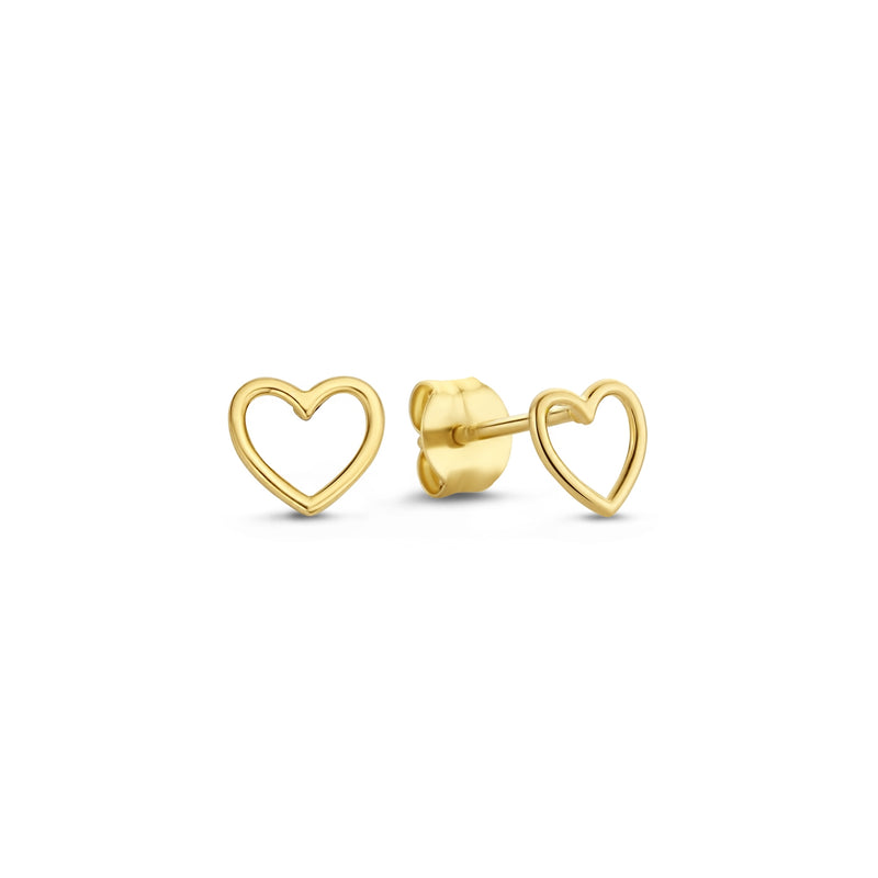 Isabel Bernard Belleville Amore 14 Karaat Gouden Oorknoppen IB360232-zoom-