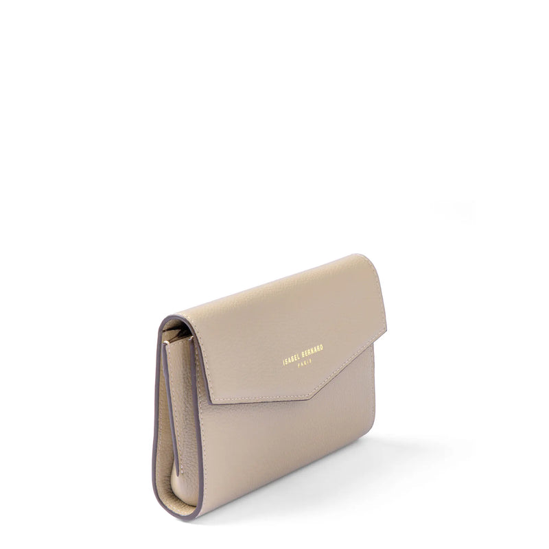 Isabel Bernard Honoré Lina Beige Clutch Met Afneembare Schouderketting IB21135-072-zoom-